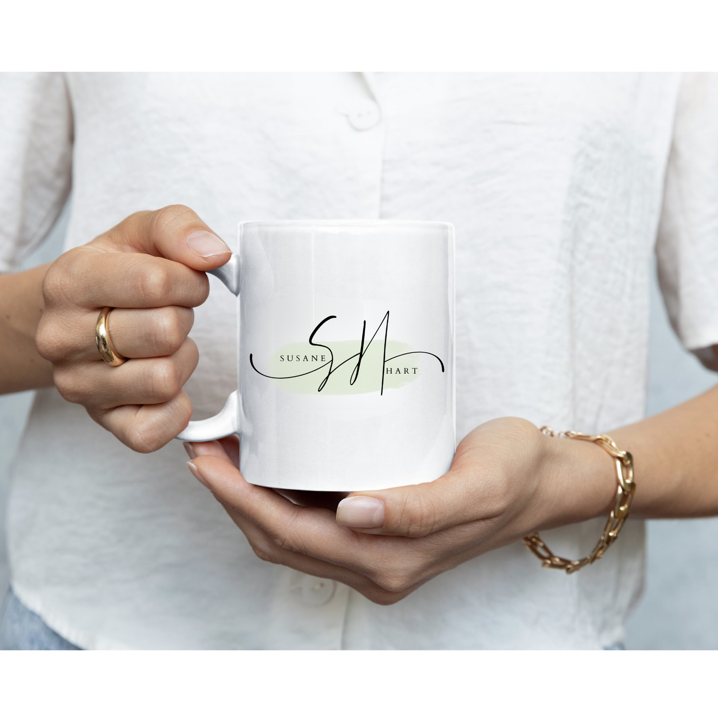 Monogram Mug Personalized 11 oz or 15 Oz  Mug , Custom Name Mug, Bridesmaid Mug