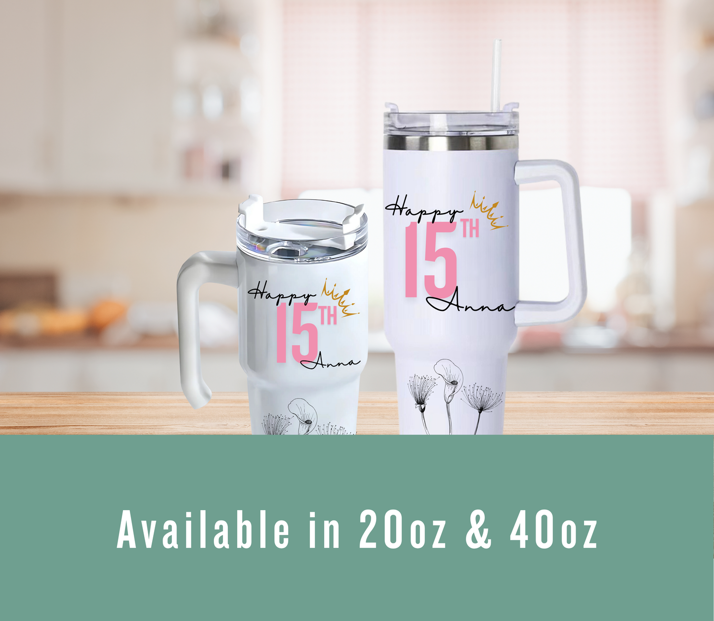 Birthday Classic Tumbler 20 oz, Perfect gift for her.