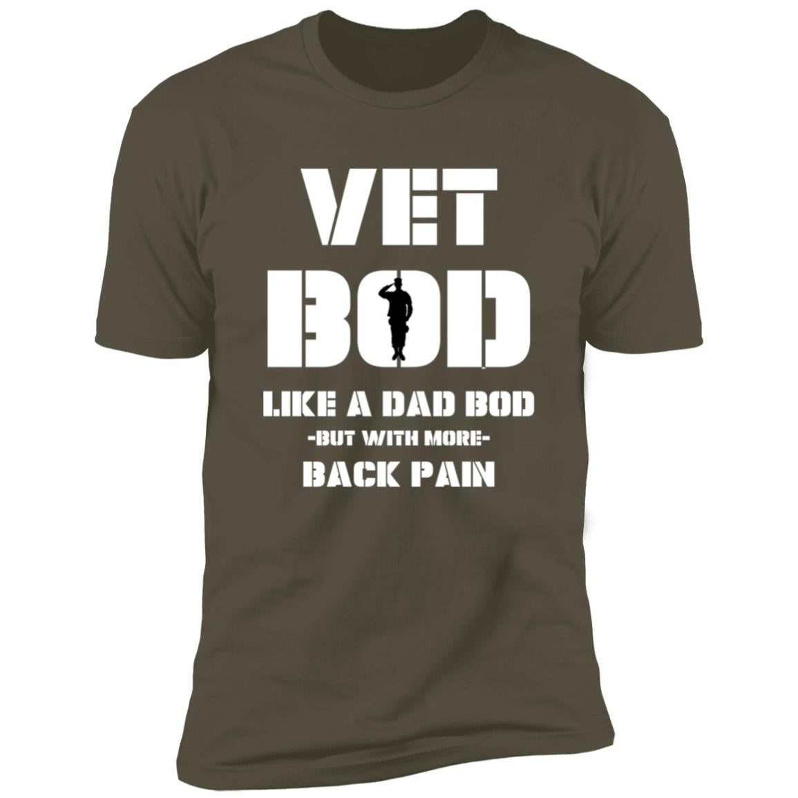 Vet BOD Dad Premium Short Sleeve Tee (Closeout)