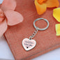 To my Grandma, Heart Keychain