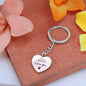 To my Sister, Heart Keychain
