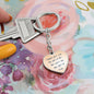 Heart warming message for your love one, Keychain