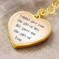 Heart warming message for your love one, Keychain