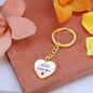 To my Sister, Heart Keychain