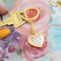 Heart warming message for your love one, Keychain