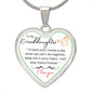 Granddaughter Heart Necklace