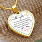 Granddaughter Heart Necklace
