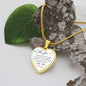 Granddaughter Heart Necklace