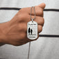 To my Son From Mom Dog Tag