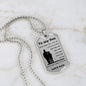To my Son from Dad Dog Tag