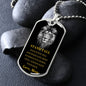 Encouraging Military Dog Tag from Mom