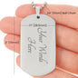 To my Son From Mom Dog Tag