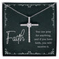 Faith Necklace, Special gift for daughter, Mother, Fiance, Girlfriend, Friend, Grandmother, Best friend, God-mother,