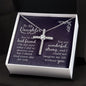 Cross Necklace, Daughters Gift,