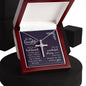 Cross Necklace, Daughters Gift,