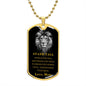 Encouraging Military Dog Tag from Mom
