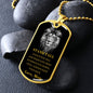 Encouraging Military Dog Tag from Mom