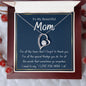 White Gold Love Necklace, Woman Necklace, gift for her, special gift, white gold,MOM gift,