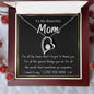 White Gold Love Necklace, Woman Necklace, gift for her, special gift, white gold,MOM gift,