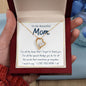 White Gold Love Necklace, Woman Necklace, gift for her, special gift, white gold,MOM gift,