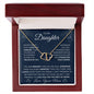To my Daughter, from Mom Everlasting Love Necklace for her