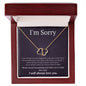 Everlasting Love Necklace for her, I'm sorry gift, sorry gift
