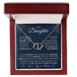 To my Daughter, from Mum Everlasting Love Necklace for her