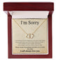Everlasting Love Necklace for her, I'm sorry gift, sorry gift