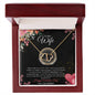 To my Wife, Everlasting Love Heart Necklace, Valentines day gift, special occasion gift