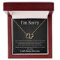 Everlasting Love Necklace for her, I'm sorry gift, sorry gift