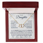 To my Daughter, from Dad, Everlasting Love Necklace for her