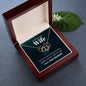 Everlasting Love Necklace, solid 10 K gold, wife gift, Personalized gifts