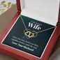 Everlasting Love Necklace, solid 10 K gold, wife gift, Personalized gifts
