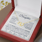 To my Daughter, from Dad, Everlasting Love Necklace for her