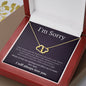 Everlasting Love Necklace for her, I'm sorry gift, sorry gift