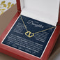 To my Daughter, from Mum Everlasting Love Necklace for her
