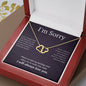 Everlasting Love Necklace for her, I'm sorry gift, sorry gift