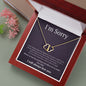 Everlasting Love Necklace for her, I'm sorry gift, sorry gift