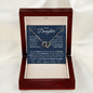 To my Daughter, from Mum Everlasting Love Necklace for her