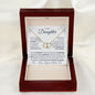 To my Daughter, from Dad, Everlasting Love Necklace for her