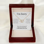 Everlasting Love Necklace for her, I'm sorry gift, sorry gift