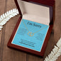 Everlasting Love Necklace for her, I'm sorry gift, sorry gift