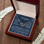 To my Daughter, from Mum Everlasting Love Necklace for her