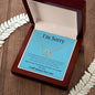 Everlasting Love Necklace for her, I'm sorry gift, sorry gift