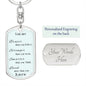 Customizable braver, smarter, Keychain