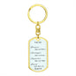 Customizable braver, smarter, Keychain