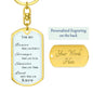 Customizable braver, smarter, Keychain
