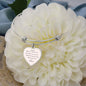 Braver, Stronger, Smarter, Loved, Heart Bangle Bracelet