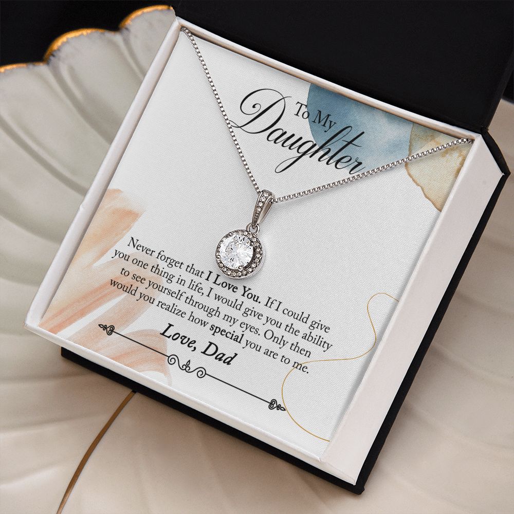 Eternal hope Necklace, Daughters gift from Dad,