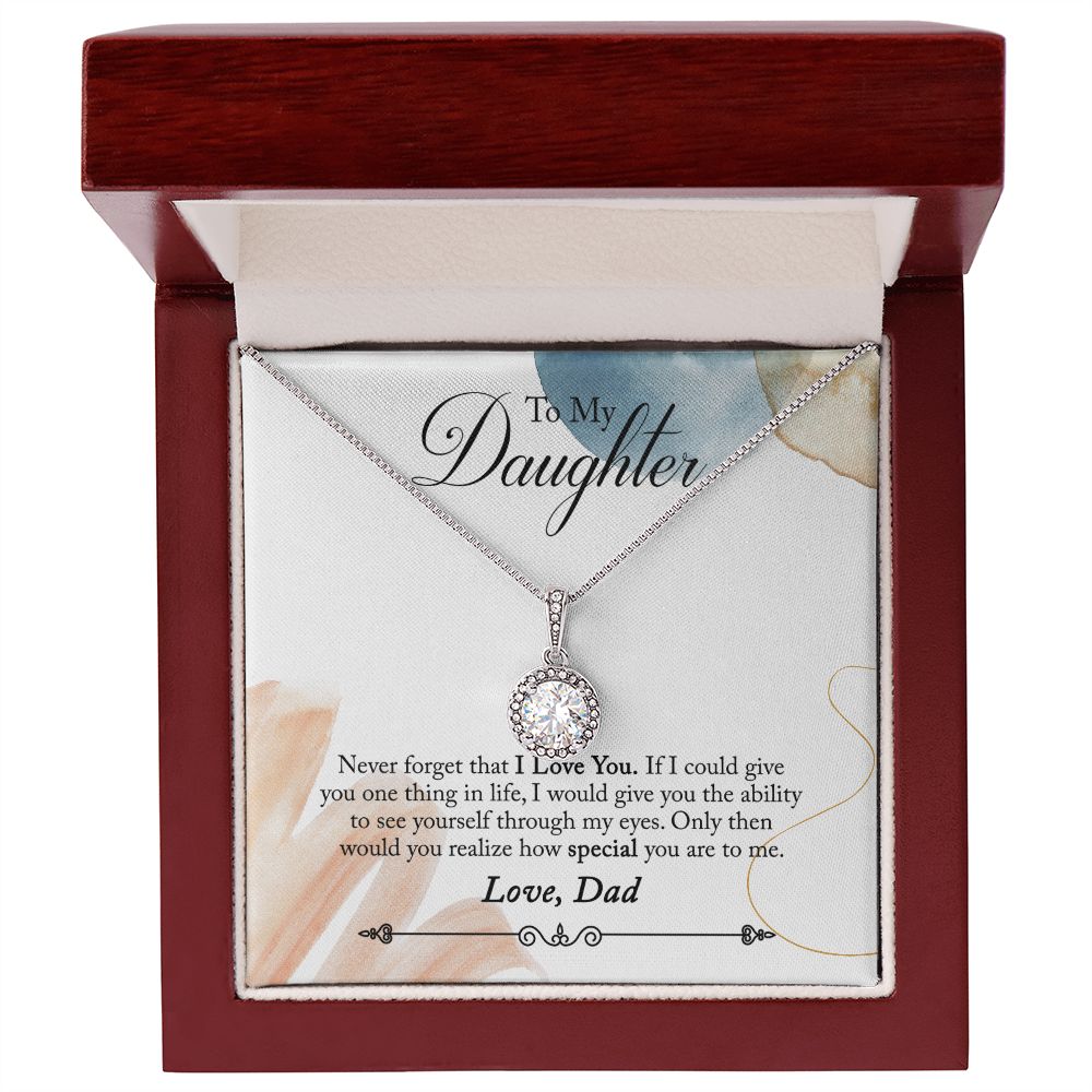 Eternal hope Necklace, Daughters gift from Dad,